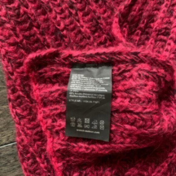 Maison Scotch Winter Scarf - NEW - Picture 3 of 4